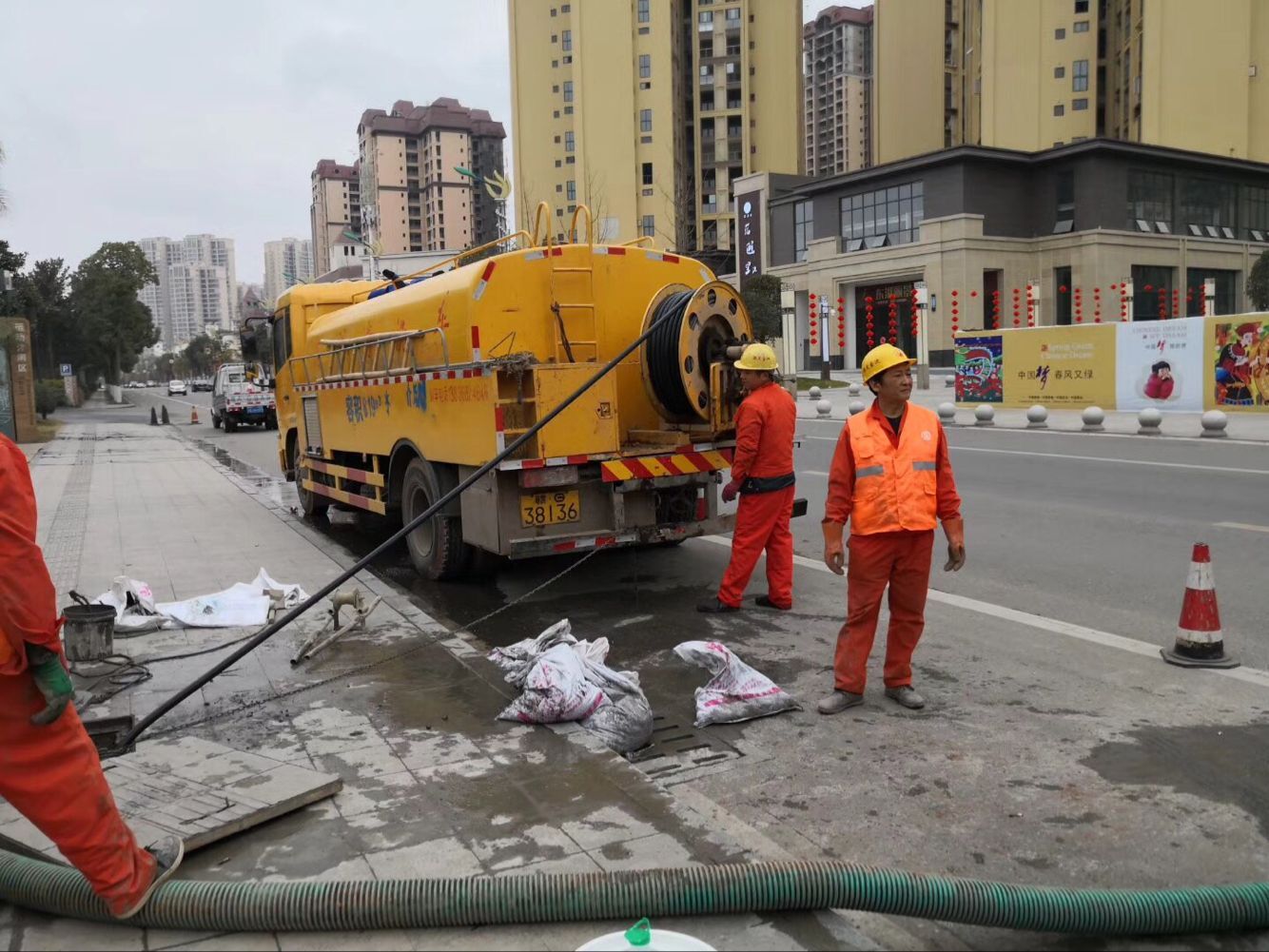 洋浦经济开发区排污管道清淤-管道清洗